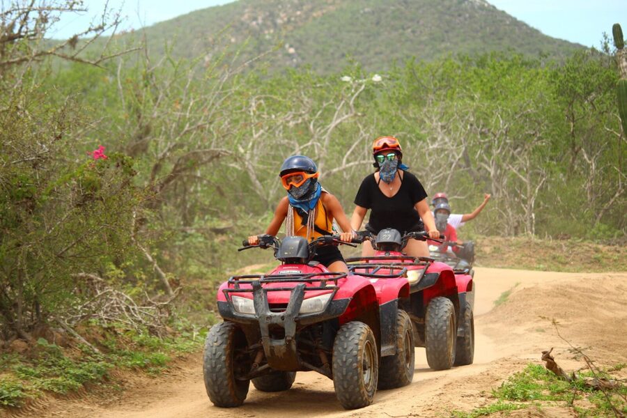 ATV, Beach and Desert Adventure with Tequila Tasting - The palapa tasting after the dust