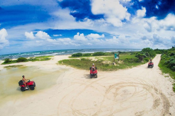 ATV Seashore + Cenote Combo: Mezcalitos & Mayan Cenote Experience - From the meeting point to Cozumel’s east side