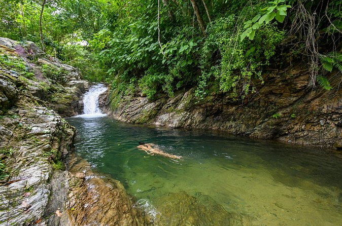 ATV Tour in Puerto Vallarta, waterfall and tequila tasting. - The waterfall, pools, and mountain restaurant