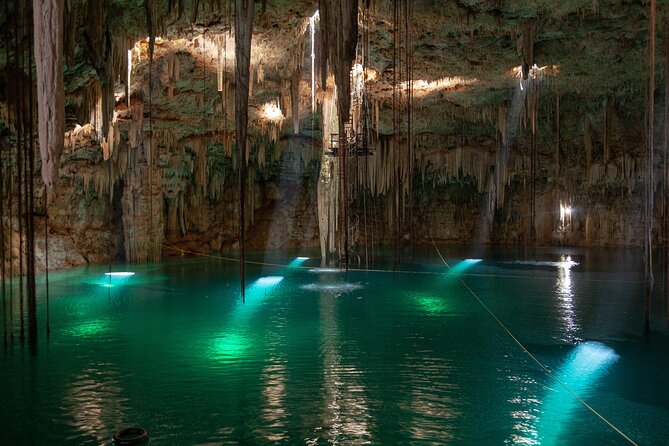 ATV Ziplines, Cenote, Lunch, Horseback Riding and Tequila Tasting - Cooling off in a freshwater cenote