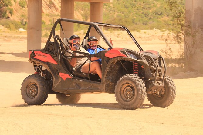 Cabo Migrino Beach & Desert UTV Tour and Tequila Tasting - Safety equipment and vehicle choices