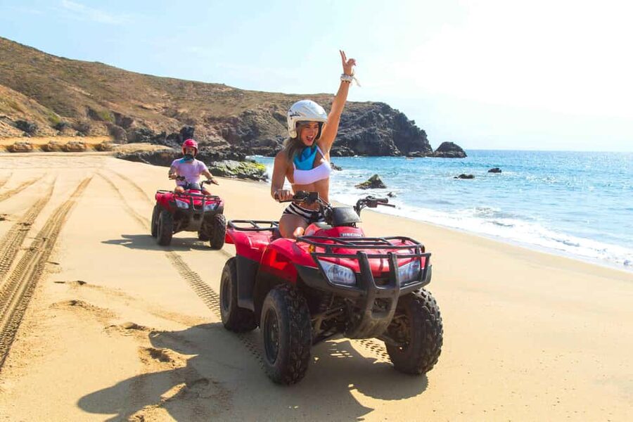 Cabo San Lucas: Beach & Desert ATV Tour with Tequila Tasting - From Cabo’s hotels to the Baja backcountry