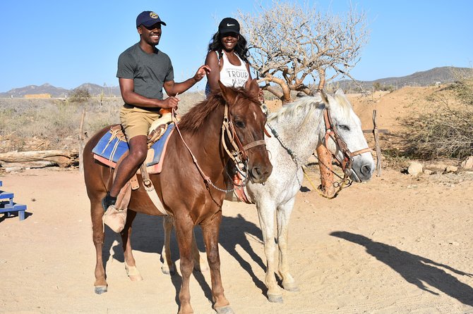 Cabo White Sand Horseback Riding Tour and Tequila Tasting - Hotel pickup is convenient, but not always quick