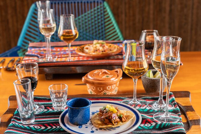 Cancun Tequila Tasting and Pairing - Ceviche toast meets tequila blanco