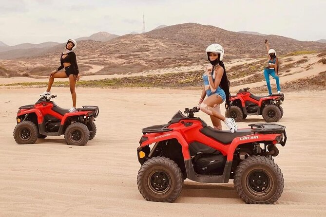 Combo Horseback Beach Ride & ATV Adventure. Tequila Tasting - Transportation from Cabo is useful, with one important caution