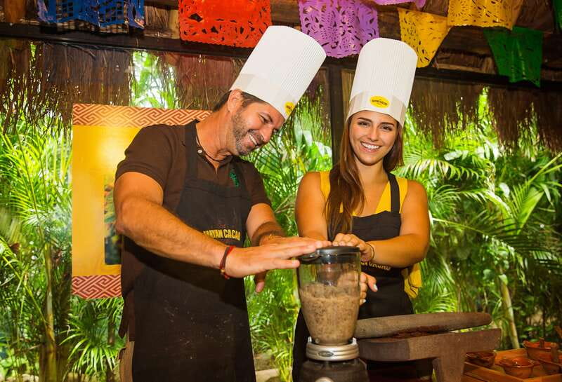 Cozumel: Chocolate Margarita Workshop with Mayan Recipe - Mixing the Chocolate Margarita