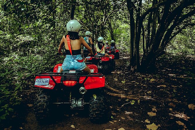 Family ATV Cenote Five Zip Lines Photos Taco Lunch Tequila Taste - The cenote is the day’s most memorable stop