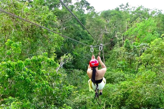 Family ATV Cenote Five Zip Lines Photos Taco Lunch Tequila Taste - Getting there from Cancun and beyond