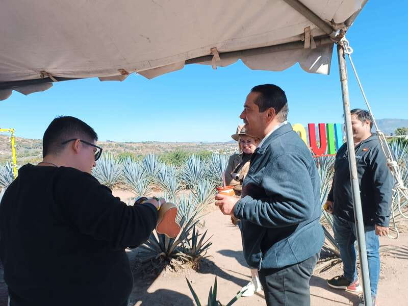 Five-star factory: Meet Orendain tequila. - Thirty minutes of Tequila by barrel-shaped bus