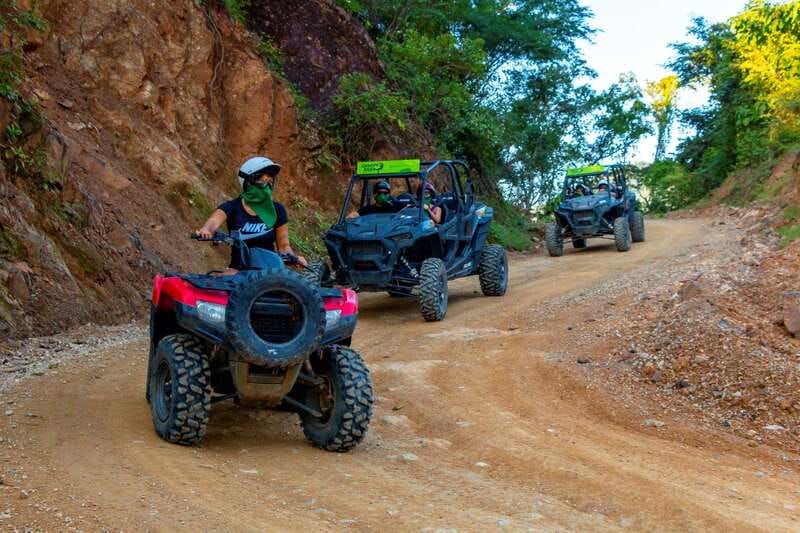From Puerto & Nuevo Vallarta: ATV Tour with Tequila Tasting - El Salto Waterfall and the Cuale River