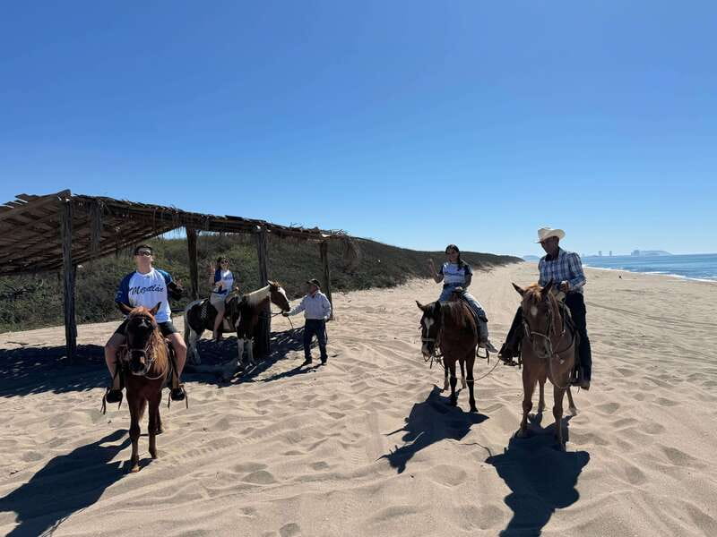 Jungle and beach horseback ride + lunch + mezcal - What the ride feels like for different skill levels