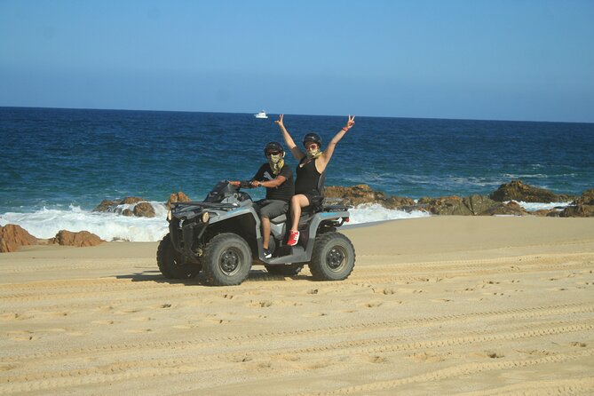 Los Cabos Beach & Desert Tour in Automatic ATV + Tequila Tasting - Automatic ATVs make the first ride easier