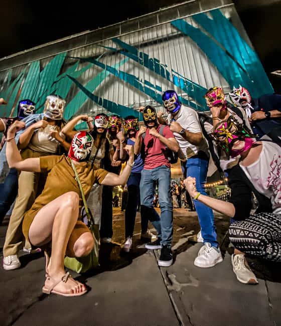 Mexico City: Local Walking Tour with Mezcal & Wrestling Show - Walking from the historic center toward the arena