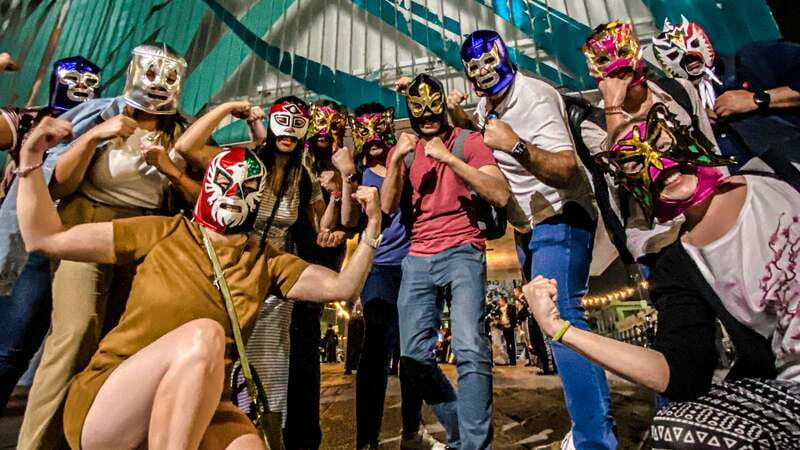 Mexico City: Lucha Libre Show, Walking Tour & Tequila - Taking the Metrobus to the wrestling arena