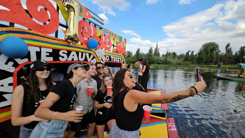 Mexico: Xochimilco Boat Party with Tequila Shots - Why a Xochimilco boat party works so well