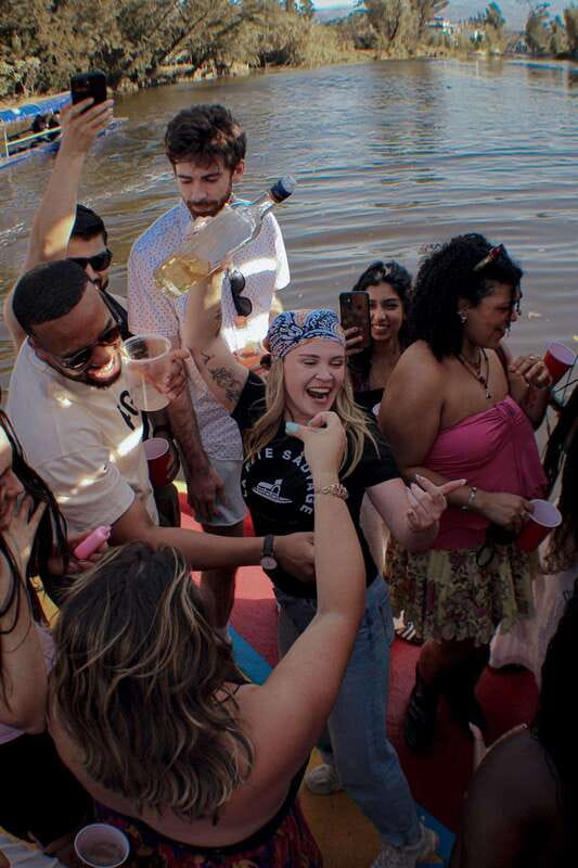 Mexico: Xochimilco Boat Party with Tequila Shots - Who will enjoy this most