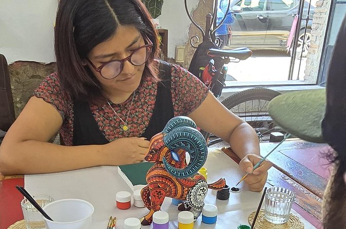 Mezcal and Canvas - The Gallery Setting and Buying an Alebrije