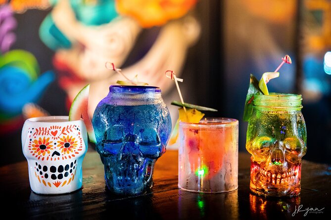 Mezcal vs. Tequila Cocktail Tasting in a Cantina - A tequila and mezcal tasting with a party atmosphere