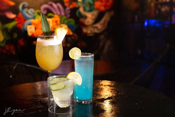 Mezcal vs. Tequila Cocktail Tasting in a Cantina - The Viva Mexico cocktail comparison