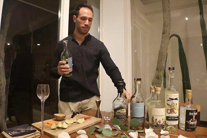 Private Tequila and Mezcal Tasting Session in Tulum - Meeting Juan Carlos at Burke Brothers Cafe