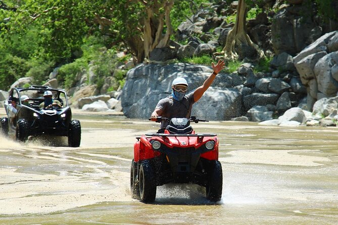 Real Baja ATV Tour – Ride Cabo's Desert, Beach & Taste Tequila - Safety gear and the dusty ride