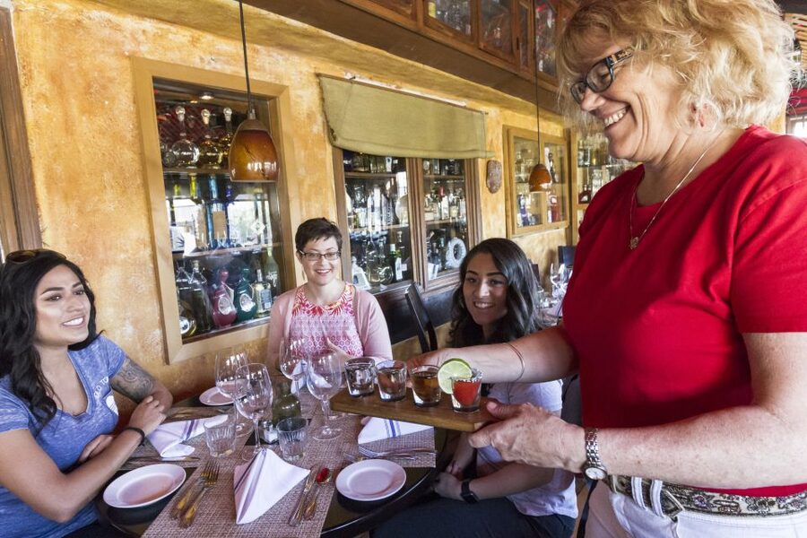 San Diego: Old Town Tales, Tacos, and Tequila Walking Tour - Tacos, chips, salsa, and tequila at El Agave