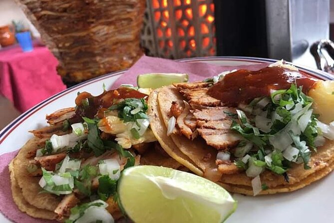 Tacos, Beer and Mezcal Food Tour in Mazatlan - Al pastor near the Monumento al Pescador